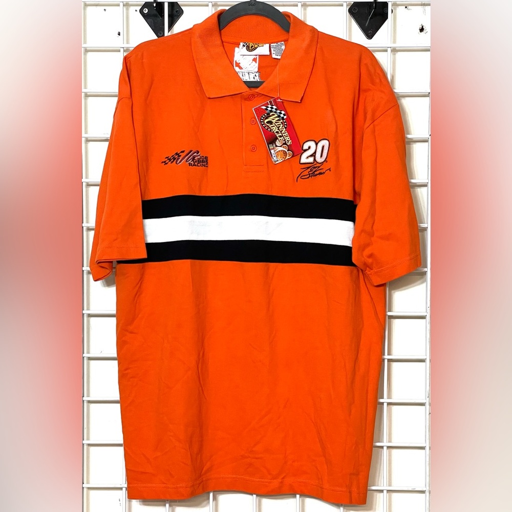 Vintage Tony Stewart 1990's Winners Circle Home Depot XL Polo New With Tag - Picture 2 of 8